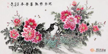 當(dāng)代擅畫(huà)牡丹的畫(huà)家石開(kāi) 寫(xiě)意牡丹精品賞析與收藏價(jià)值